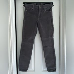 Lucky Brand Grey Corduroy Skinny Pants, size 0/25, like new condition!